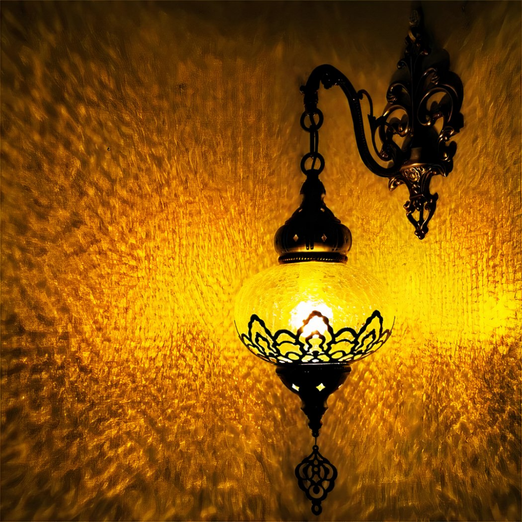 Applique murale style oriental vintage